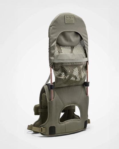 MiniMeis G5 Multipurpose Travel Backpack & Baby Shoulder Carrier-All In One Hero Parent Backpack With Baby Seat Solution-Olive Green