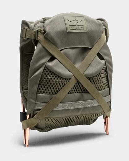 MiniMeis G5 Multipurpose Travel Backpack & Baby Shoulder Carrier-All In One Hero Parent Backpack With Baby Seat Solution-Olive Green