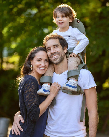 MiniMeis G5 Multipurpose Travel Backpack & Baby Shoulder Carrier-All In One Hero Parent Backpack With Baby Seat Solution-Olive Green
