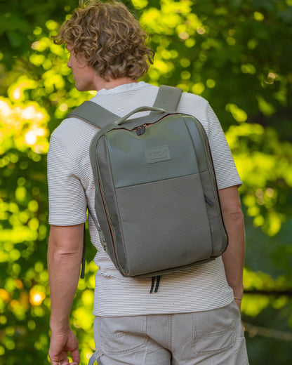 MiniMeis G5 Multipurpose Travel Backpack & Baby Shoulder Carrier-All In One Hero Parent Backpack With Baby Seat Solution-Olive Green