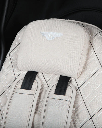 Bentley Mulliner 6 in 1 Trike Stroller-Continental GT Mulliner Style Replica Wheels-Cross Stiched & Cushioned Seats-With Bentley Badge & Anti Slip Pedals-For 6M to 5Y (Upto 25 Kg)-Cool Stone