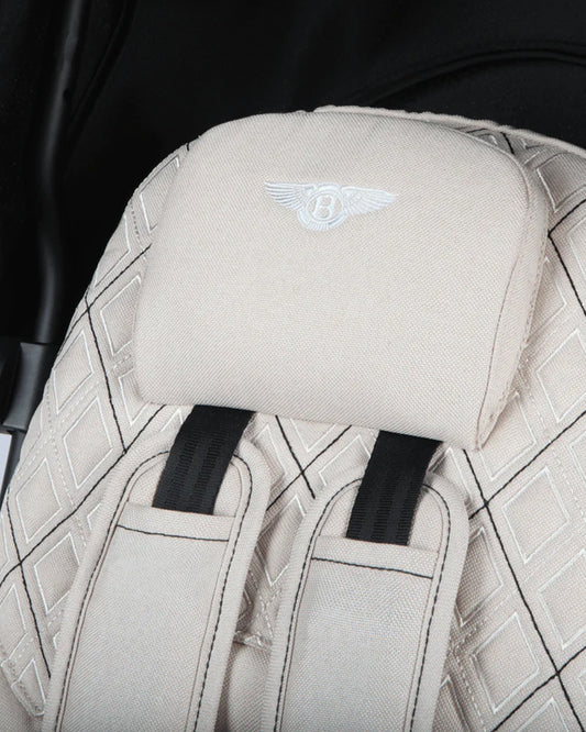 Bentley Mulliner 6 in 1 Trike Stroller-Continental GT Mulliner Style Replica Wheels-Cross Stiched & Cushioned Seats-With Bentley Badge & Anti Slip Pedals-For 6M to 5Y (Upto 25 Kg)-Celeste