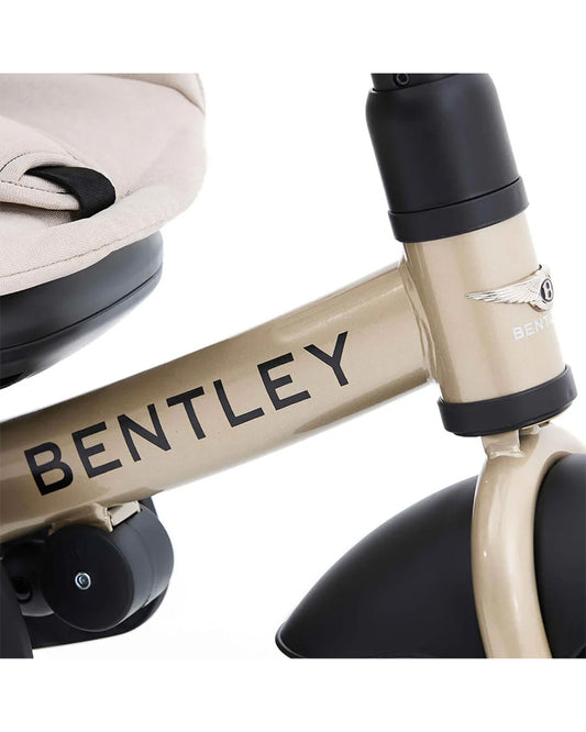 Bentley Mulliner 6 in 1 Trike Stroller-Continental GT Mulliner Style Replica Wheels-Cross Stiched & Cushioned Seats-With Bentley Badge & Anti Slip Pedals-For 6M to 5Y (Upto 25 Kg)-Celeste