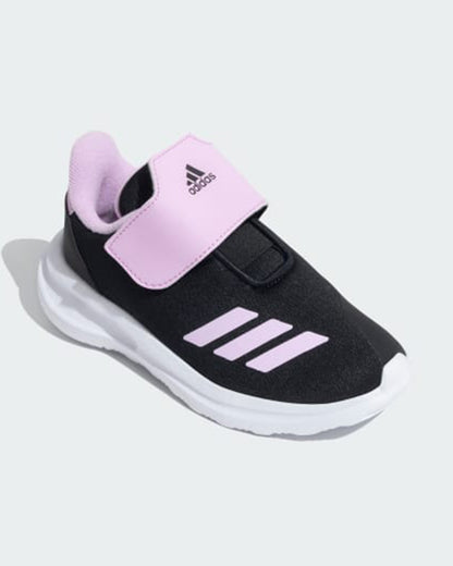 Adidas Black and Lavender Amblish 1.0 I Velcro Shoes For Infants