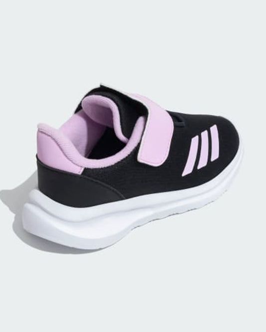 Adidas Black and Lavender Amblish 1.0 I Velcro Shoes For Infants