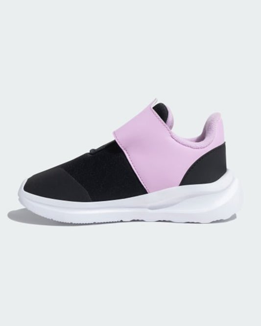 Adidas Black and Lavender Amblish 1.0 I Velcro Shoes For Infants