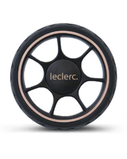 Leclerc Influencer XL Large Rear Wheel-Puncture Proof & Lightweight-Provides Smooth Rides & High Shock Absorption-Black