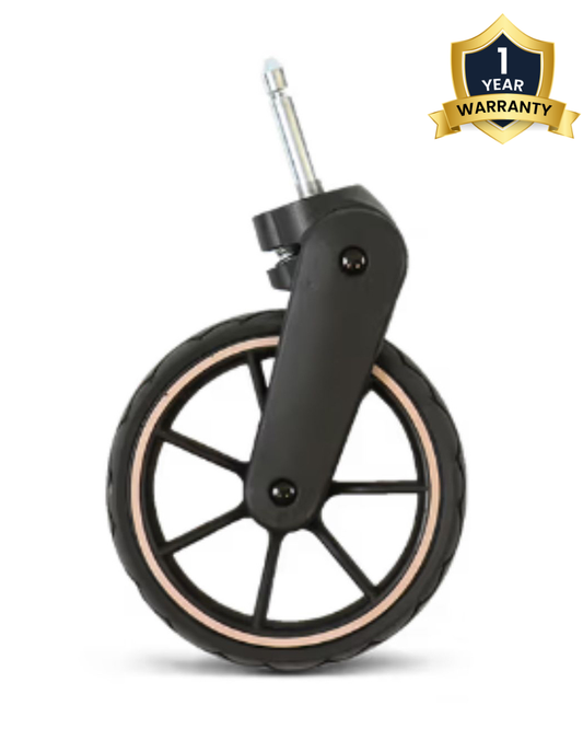 Leclerc Influencer XL Front Wheel-Puncture Proof & Lightweight-Provides Smooth Rides & High Shock Absorption-Black