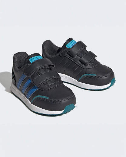 Adidas Black and Blue VS SWITCH 3 CF I Velcro Shoes For Infants