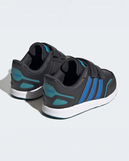 Adidas Black and Blue VS SWITCH 3 CF I Velcro Shoes For Infants