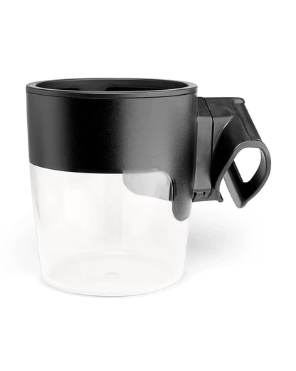 Nuna Mixx & Demi Series Cup Holder-Dishwasher Safe-Secures Easily Onto Stroller Parent Handle Bar-Transparent