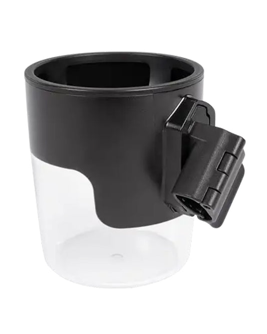 Nuna TRVL Series Cup Holder-Dishwasher Safe-Secures Easily Onto Stroller Parent Handle Bar-Transparent