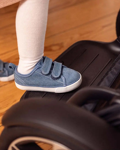 Nuna Demi Next Rider Board-Quick & Easy Attachment (No Adapters Required)-Non Skid Surface To Prevent Slipping-Folds Into Stroller Basket-Upto 20 Kg-Caviar