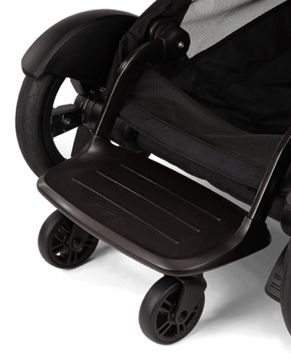 Nuna Demi Next Rider Board-Quick & Easy Attachment (No Adapters Required)-Non Skid Surface To Prevent Slipping-Folds Into Stroller Basket-Upto 20 Kg-Caviar