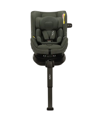 Nuna Pruu Baby Car Seat-Convertible Car Seat-360 Degree Rotation-10 Position Reclining Seat-Integrated Rebound Bar to Minimize Rotation During Impact-2 Years Warranty-For 0 to 5Y (Upto 19Kg)-Forest