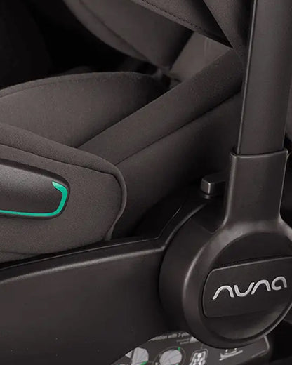 Nuna Arra Flex Baby Car Seat-Rear Facing-Flat Recling Seat 157 Degrees-3 Positions Recline-10 Positions Adjustable Headrest-For 0 to 2Y (Upto 13 Kg)-Thunder