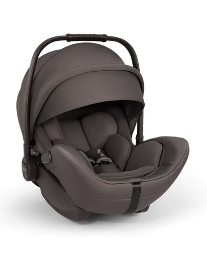 Nuna Arra Flex Baby Car Seat-Rear Facing-Flat Recling Seat 157 Degrees-3 Positions Recline-10 Positions Adjustable Headrest-For 0 to 2Y (Upto 13 Kg)-Thunder