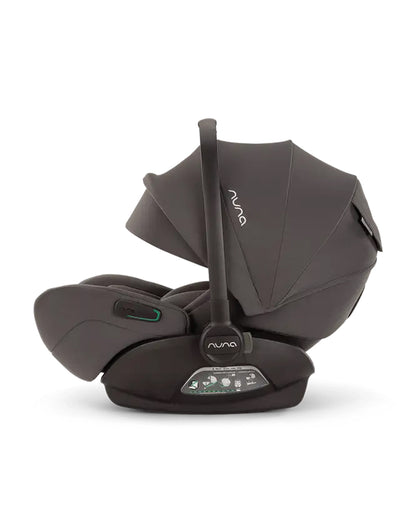 Nuna Arra Flex Baby Car Seat-Rear Facing-Flat Recling Seat 157 Degrees-3 Positions Recline-10 Positions Adjustable Headrest-For 0 to 2Y (Upto 13 Kg)-Thunder