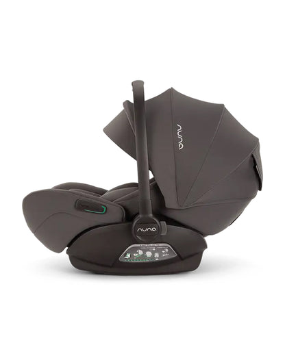 Nuna Arra Flex Baby Car Seat-Rear Facing-Flat Recling Seat 157 Degrees-3 Positions Recline-10 Positions Adjustable Headrest-For 0 to 2Y (Upto 13 Kg)-Thunder