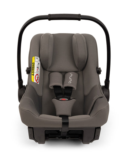 Nuna Pipa Urbn Baby Car Seat-Rear Facing-TUV Aircraft Certified-Integrated ISOFIX Connectors for Easy Installtion-Ultra Lightweight-For 0M+ (Upto 13Kg)-Thunder