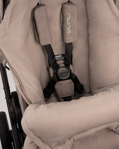 Nuna Mixx Next Baby Stroller-With Cup Holder-Height Adjustable Parent Handle Bar-Big Rear Wheels-Includes Rain Cover & Post Adaptors-2 Years Warranty-Pram for 0 to 4Y (Upto 22 Kg)-Cedar