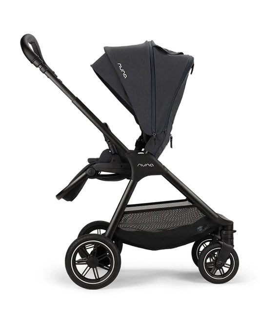 Nuna TRIV Next Baby Stroller-With Cup Holder-One Hand Fold-Includes Rain Cover & Post Adaptors-2 Years Warranty-Pram for 0 to 4Y (Upto 22Kg)-Ocean