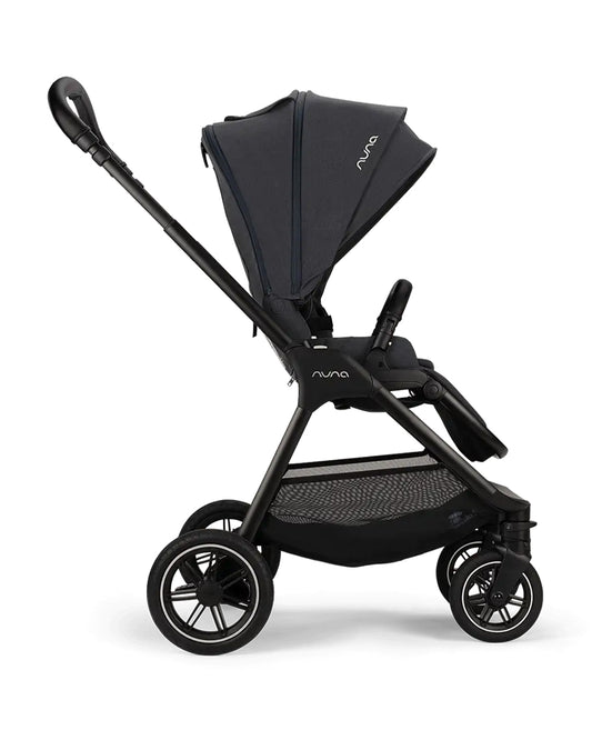 Nuna TRIV Next Baby Stroller-With Cup Holder-One Hand Fold-Includes Rain Cover & Post Adaptors-2 Years Warranty-Pram for 0 to 4Y (Upto 22Kg)-Ocean