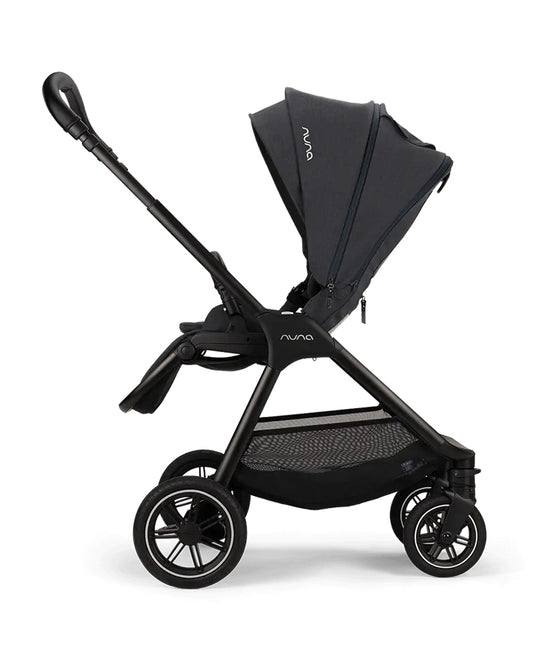 Nuna TRIV Next Baby Stroller-With Cup Holder-One Hand Fold-Includes Rain Cover & Post Adaptors-2 Years Warranty-Pram for 0 to 4Y (Upto 22Kg)-Ocean