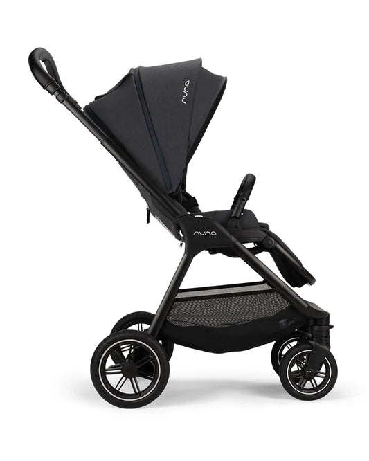 Nuna TRIV Next Baby Stroller-With Cup Holder-One Hand Fold-Includes Rain Cover & Post Adaptors-2 Years Warranty-Pram for 0 to 4Y (Upto 22Kg)-Ocean