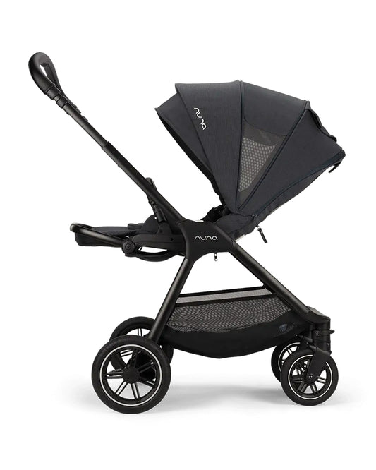 Nuna TRIV Next Baby Stroller-With Cup Holder-One Hand Fold-Includes Rain Cover & Post Adaptors-2 Years Warranty-Pram for 0 to 4Y (Upto 22Kg)-Ocean