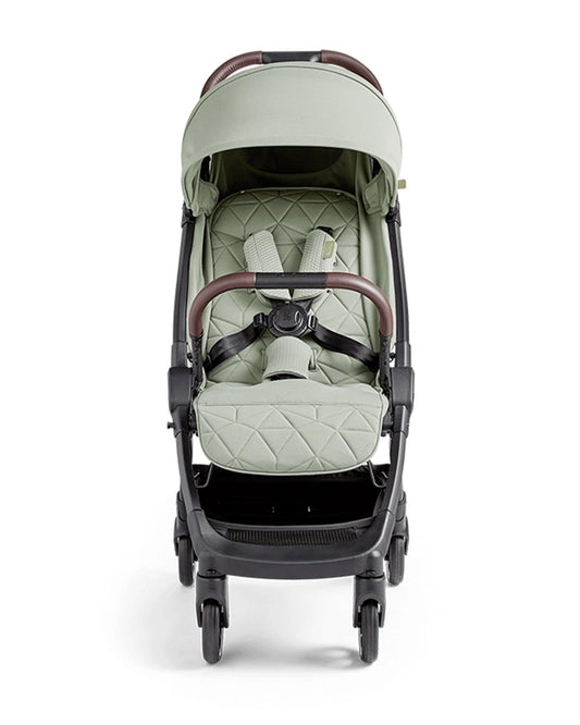 Silver Cross Clic Stroller-With Snack Tray & Stroller Bag-Cabin Friendly-One Hand Fold-For 0 to 4Y (Upto 22 kg)-Sage