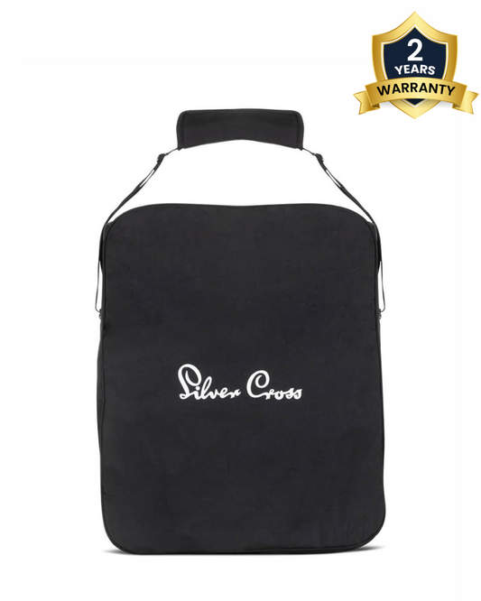 Silver Cross Clic Stroller Bag-PVC Base for Extra Protection-Adjustable Carry Strap-Black
