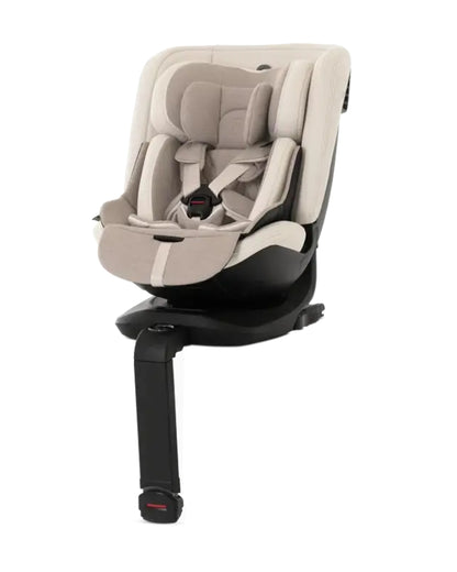 Silver Cross Motion 2 All Size 360 Baby Car Seat-Convertible Car Seat-Hydro Protect Removable & Leafproof Liner-EasyFit Sprung Safety Harness-3 Position Recline-0 M+ (Upto 12Y)-Almond