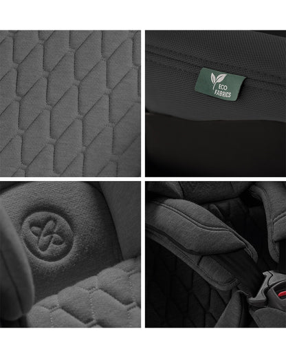 Silver Cross Motion 2 All Size 360 Baby Car Seat-Convertible Car Seat-Hydro Protect Removable & Leafproof Liner-EasyFit Sprung Safety Harness-3 Position Recline-0 M+ (Upto 12Y)-Space