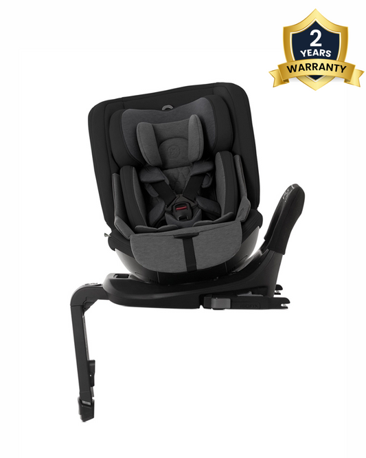 Silver Cross Motion 2 All Size 360 Baby Car Seat-Convertible Car Seat-Hydro Protect Removable & Leafproof Liner-EasyFit Sprung Safety Harness-3 Position Recline-0 M+ (Upto 12Y)-Space