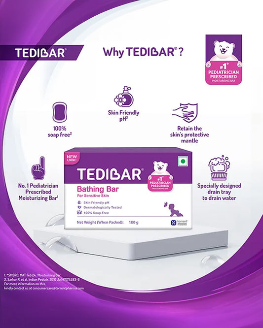 Tedibar Moisturising Baby Soap Bar-100 g