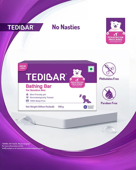 Tedibar Moisturising Baby Soap Bar-100 g