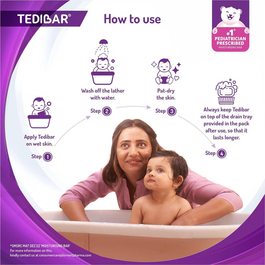 Tedibar Moisturising Baby Soap Bar-100 g