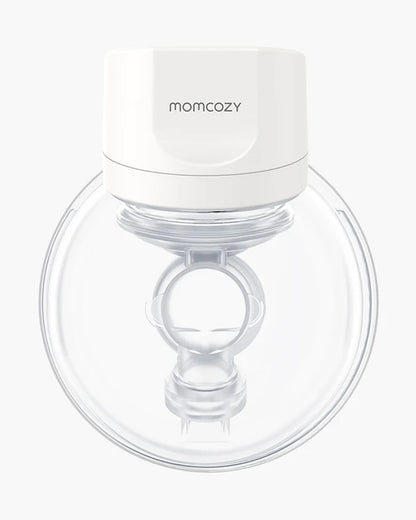 Momcozy S12 Pro Single Wearable Breast Pump-Portable-With Long Battery Life-Double Sealed Flange Design-24mm-3 modes and 9 Levels-Hands Free-Quiet Motor-White