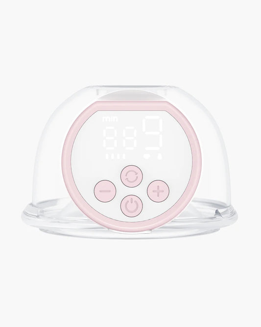 Momcozy S12 Pro Single Wearable Breast Pump-Portable-With Long Battery Life-Double Sealed Flange Design-24mm-3 modes and 9 Levels-Hands Free-Quiet Motor-Pink Gradient