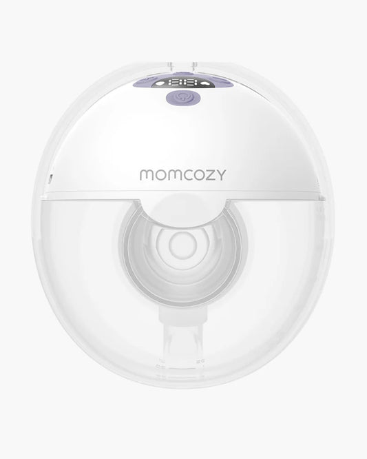 Momcozy All in One M5 Wearable Single Electric Breast Pump-Silicone-Flange Size-24mm-For painless pump-Portable-3 Modes & 9 Levels-1 Year Warranty-Lilac