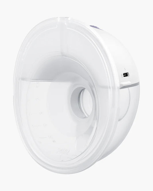 Momcozy All in One M5 Wearable Single Electric Breast Pump-Silicone-Flange Size-24mm-For painless pump-Portable-3 Modes & 9 Levels-1 Year Warranty-Lilac