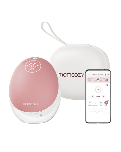 Momcozy M9 Single Wearable Electric Breast Pump-3rd-Gen Motor for Superior Performance-Multiple Modes-15 Levels-Flange Size-24mm
