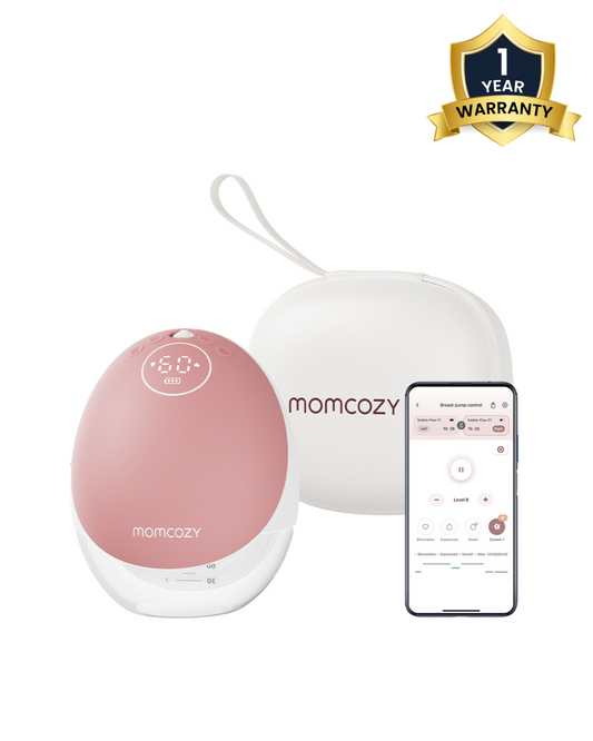 Momcozy M9 Single Wearable Electric Breast Pump-3rd-Gen Motor for Superior Performance-Multiple Modes-15 Levels-Flange Size-24mm