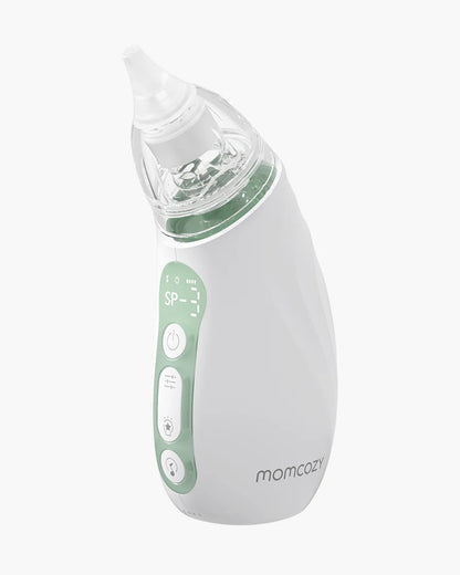 Momcozy Baby Nasal Aspirator Neti Pot-Lightweight & Portable-With 3 Adjustable Suction Levels & Self Cleaning Function-0 to 2Y-For Infants