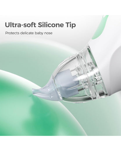 Momcozy Baby Nasal Aspirator Neti Pot-Lightweight & Portable-With 3 Adjustable Suction Levels & Self Cleaning Function-0 to 2Y-For Infants