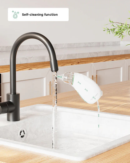 Momcozy Baby Nasal Aspirator Neti Pot-Lightweight & Portable-With 3 Adjustable Suction Levels & Self Cleaning Function-0 to 2Y-For Infants