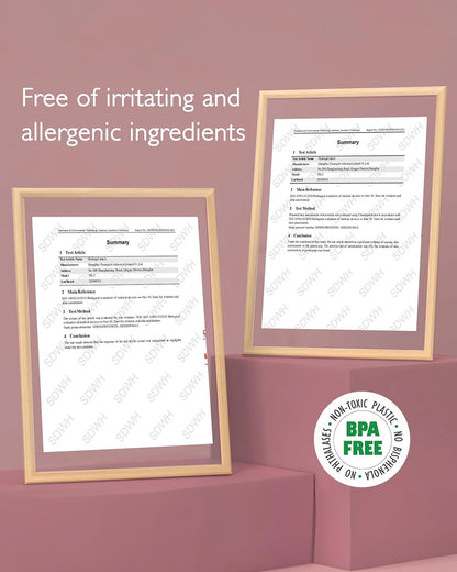 Momcozy Soothing Gel Pads-Long Lasting Cooling Effect and Moisture-For Painful, Cracked and Sore Nipples-Hydrogel Breast Pads-With Lanolin-Reusable-Pack of 6