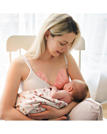 Momcozy Large Reusable Breast Therapy Packs-Hot and Cold Breast Pads-With 2 soft Covers-For Pain Relief and Easy Pumping-Pack of 2