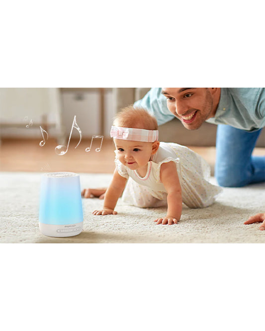 Momcozy Baby Sound Machine-With App Control Features-34 Soothing Sounds & 7 color diffusive night light-Compatible With Alexa-White Noise Machine For Baby's Sound Sleep-0M+